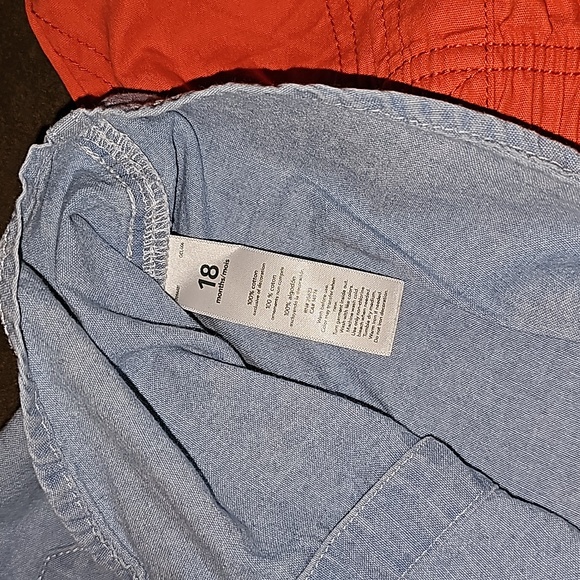 Boys Carter's Button Down Short Set - 18mos - Picture 3 of 7